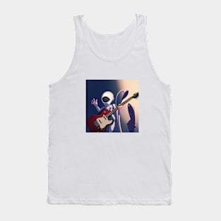 Astronaut Space Rocking Out Tank Top